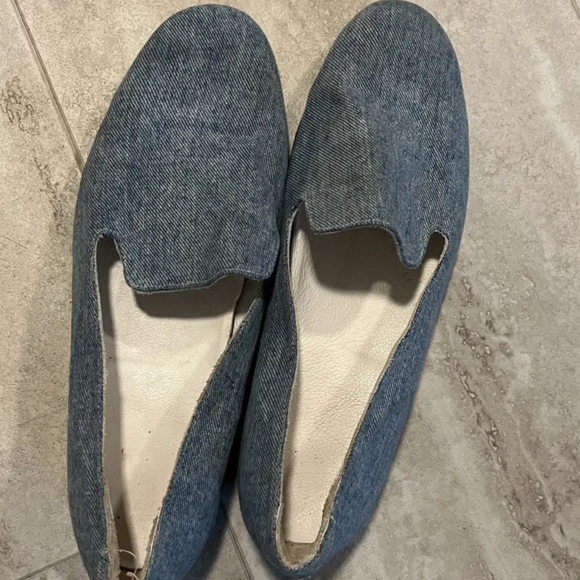 Men Vintages Denim Loafers - Picture 1 of 8
